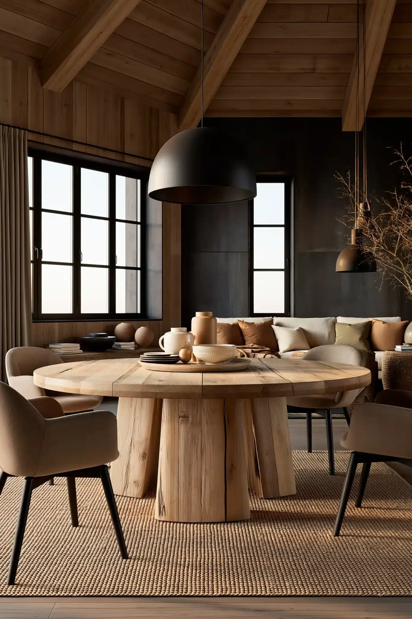 round table dining room