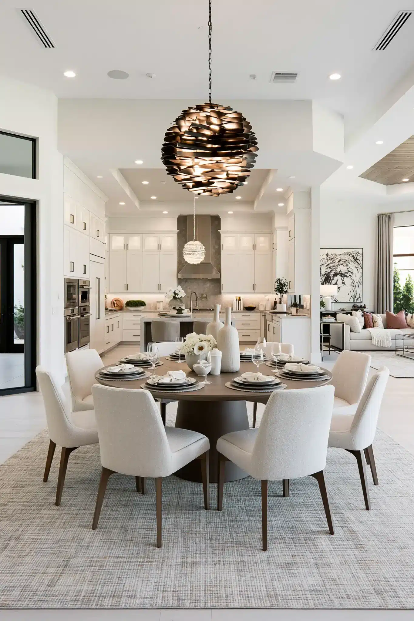 round table dining room