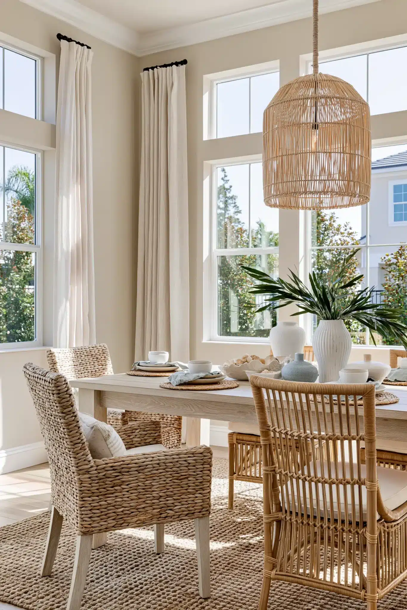 boho dining room