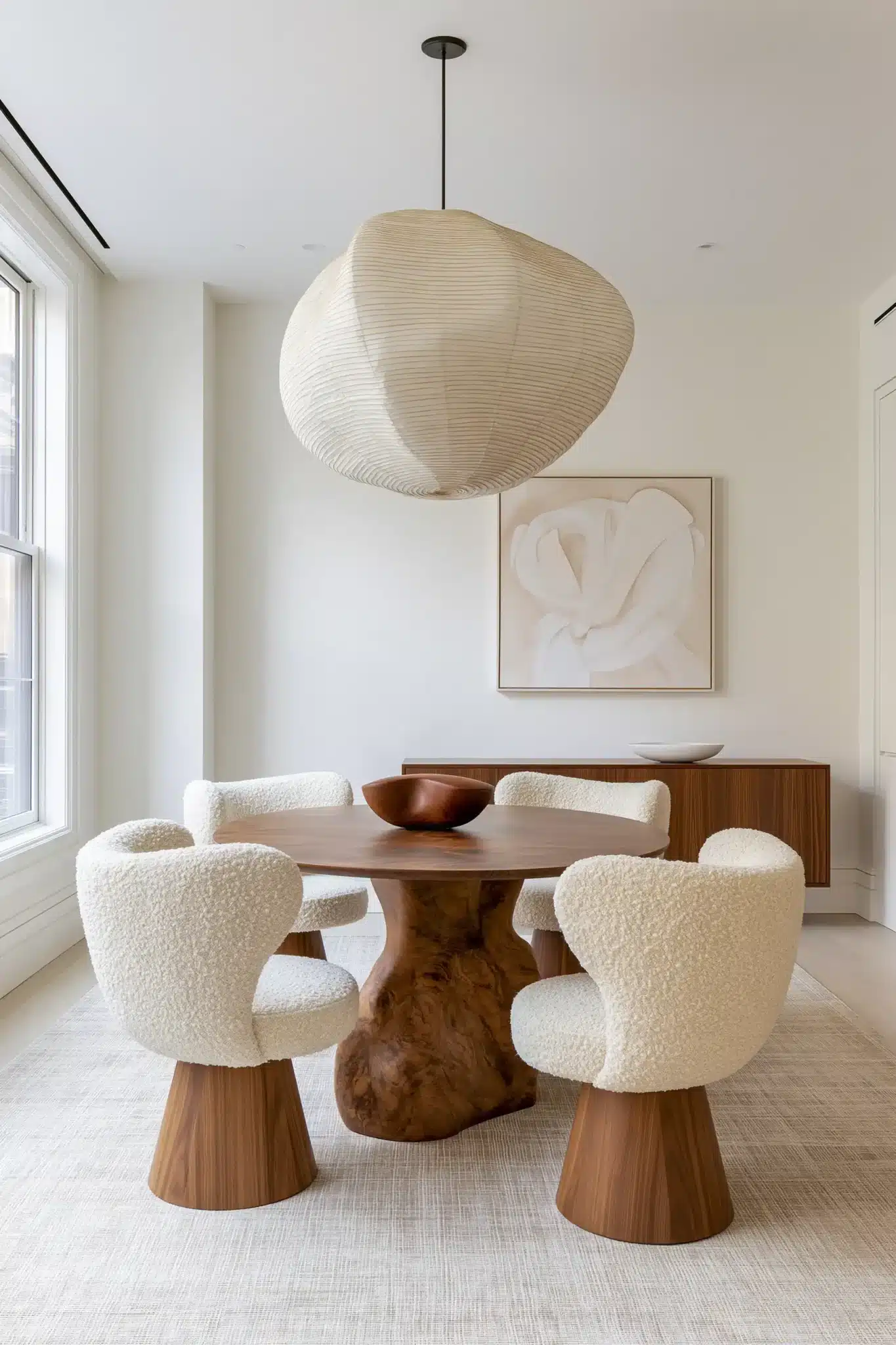 mid century modern dining room