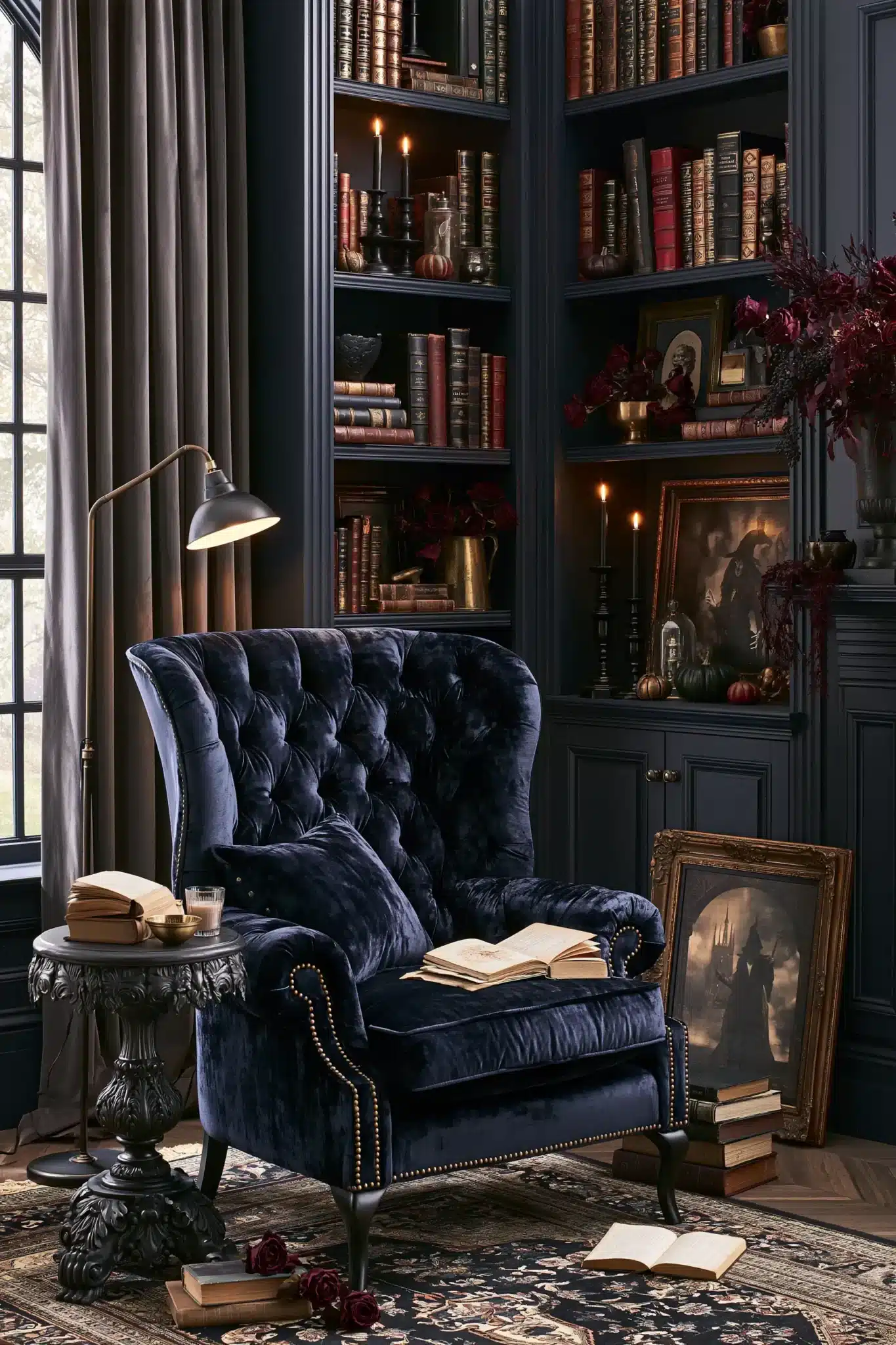 elegant halloween decor